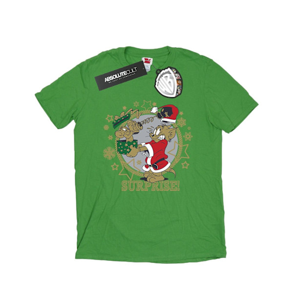 Tom And Jerry Dam/Damer Julöverraskning Bomull Pojkvän Irish Green M