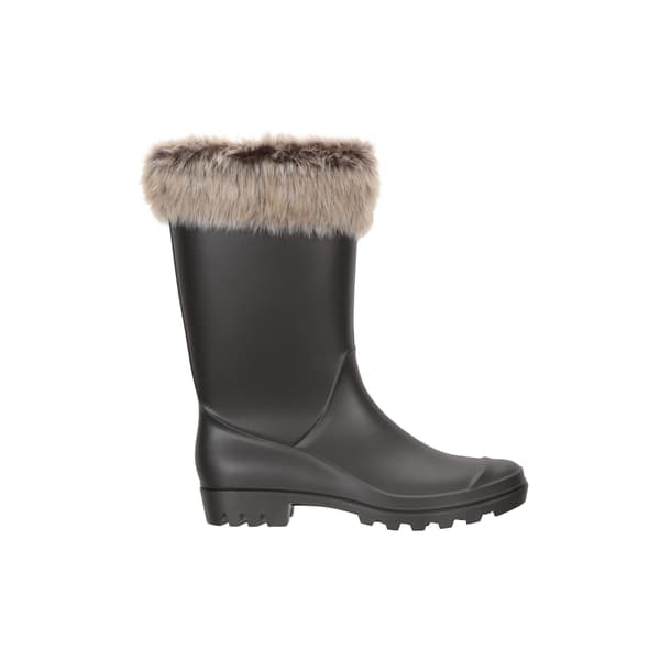 Mountain Warehouse Dam/Damstövlar med fuskpälsfoder Beige 8 UK