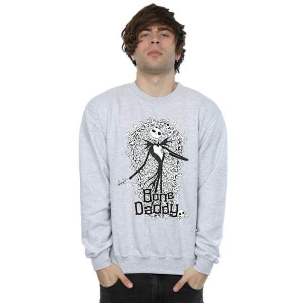 Disney Herr Nightmare Before Christmas Bone Daddy Sweatshirt S Heather Grey S