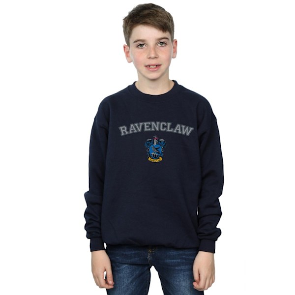 Harry Potter Pojkar Ravenclaw Crest Sweatshirt 7-8 År Marinblå Navy Blue 7-8 Years