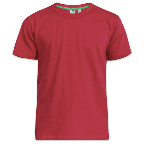 Duke Herr T-shirt D555 Flyers 2 Kingsize 3XL Röd Red 3XL