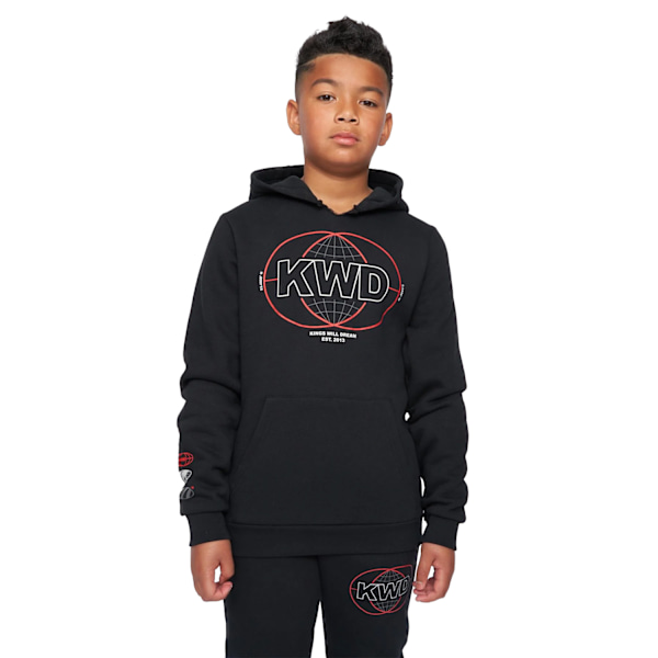 Kings Will Dream Boys Orbital Hoodie 7-8 År Jet Black Jet Black 7-8 Years