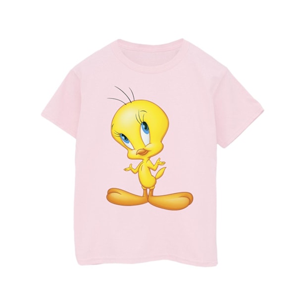 Looney Tunes Flickor Tweety Stående Bomull T-shirt 5-6 År Bab Baby Pink 5-6 Years