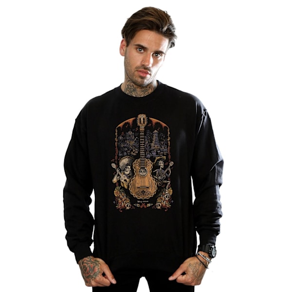 Disney Herr Coco Gitarr Bomullströja XL Svart Black XL