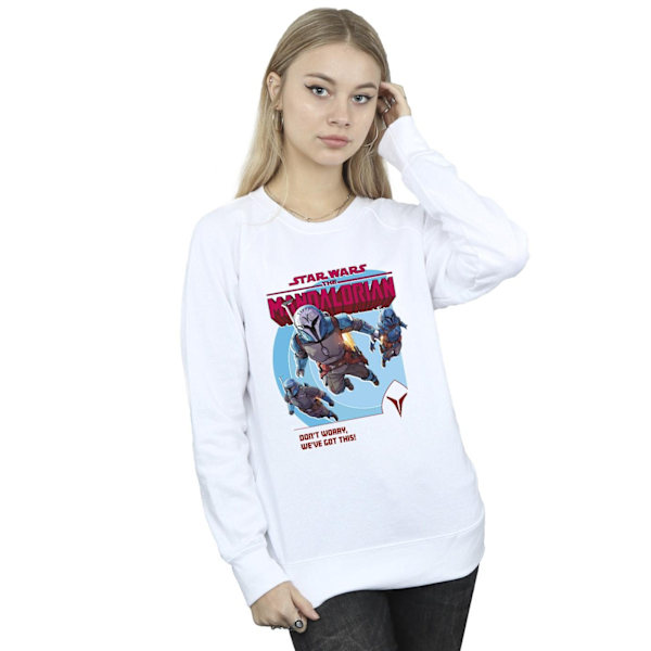 Star Wars Dam/Damer The Mandalorian We´ve Got This Sweatshirt White L