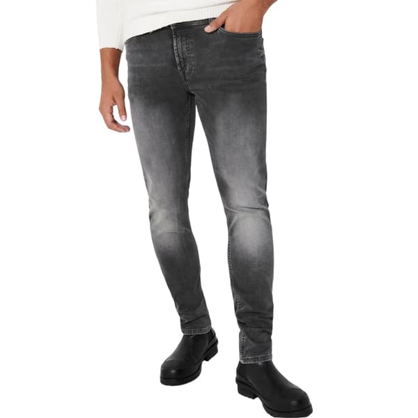 Only Herr Slim Jeans med 5 Fickor 31L Grå Grey 31L