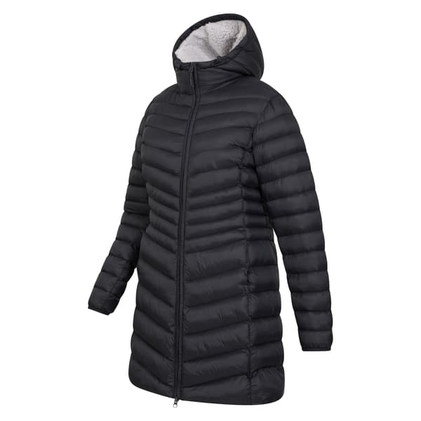 Mountain Warehouse Dam/Flickor Florence Vadderad med Fuskpälsfoder Black 12 UK