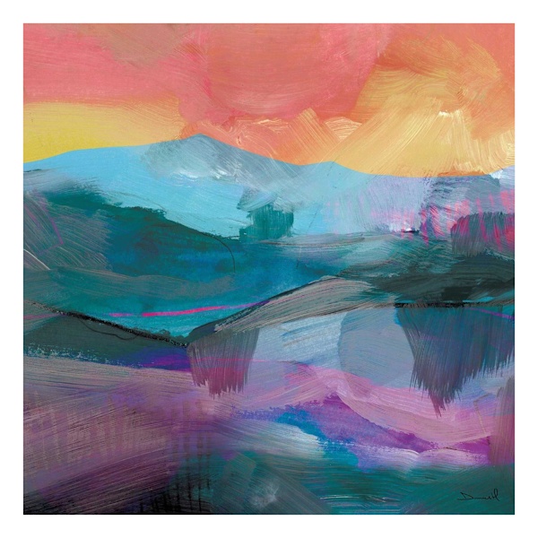 Dan Hobday Country Colours Canvas Print 40cm x 40cm Multicolour Multicoloured 40cm x 40cm
