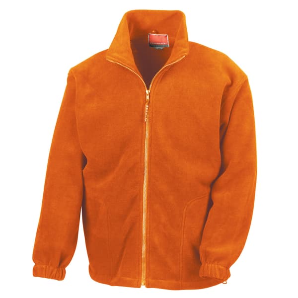 Result Unisex Vuxen Polartherm Fleece Jacka M Vit White M