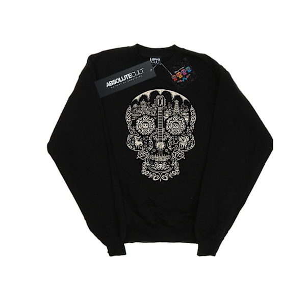 Disney Dam/Kvinnor Coco Skull Mono Mönster Sweatshirt L Svart Black L