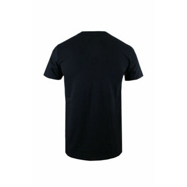 Captain America Mens Vertikal T-Shirt L Svart/Grå Black/Grey L