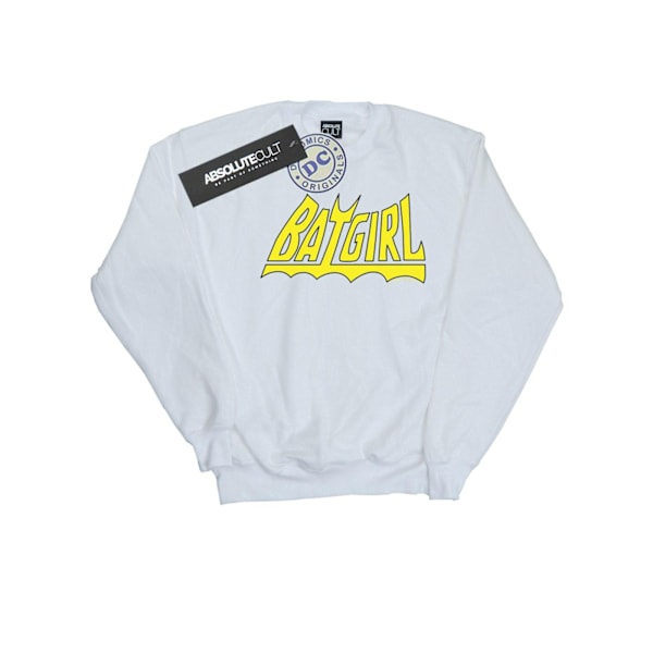 DC Comics Batgirl Logo Sweatshirt S Vit White S