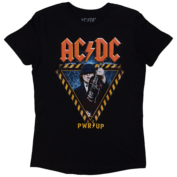AC/DC Unisex Vuxen Angus Triangle PWR-UP EU Tour ´32 Ryggtryck Black 3XL