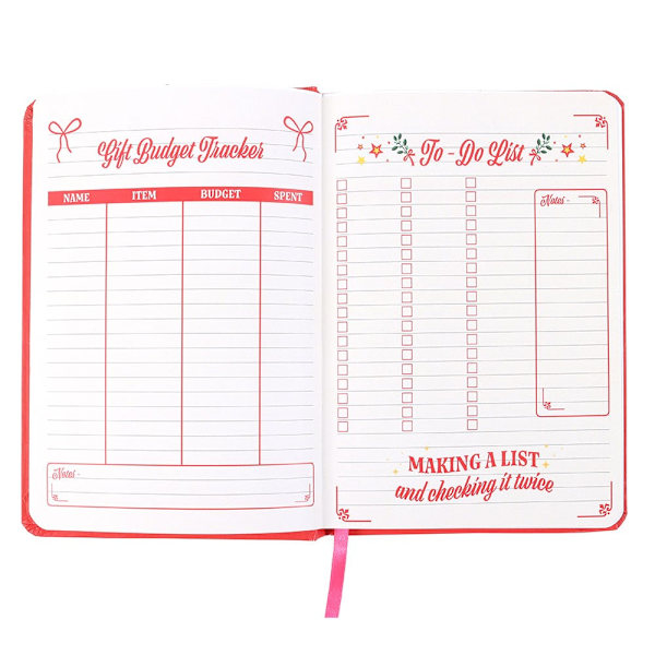 Something Different Merry Little Christmas Planner En Storlek Röd Red One Size