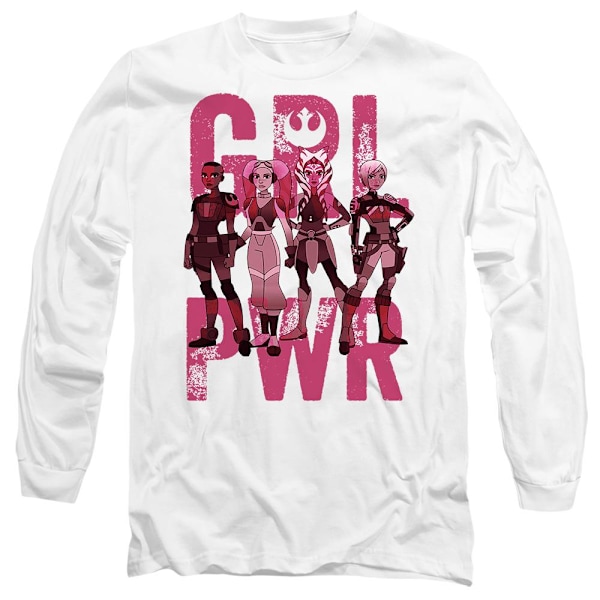 Ahsoka Unisex Vuxen Girl Power Ketsu Sabine Hera T-Shirt L Vit White L