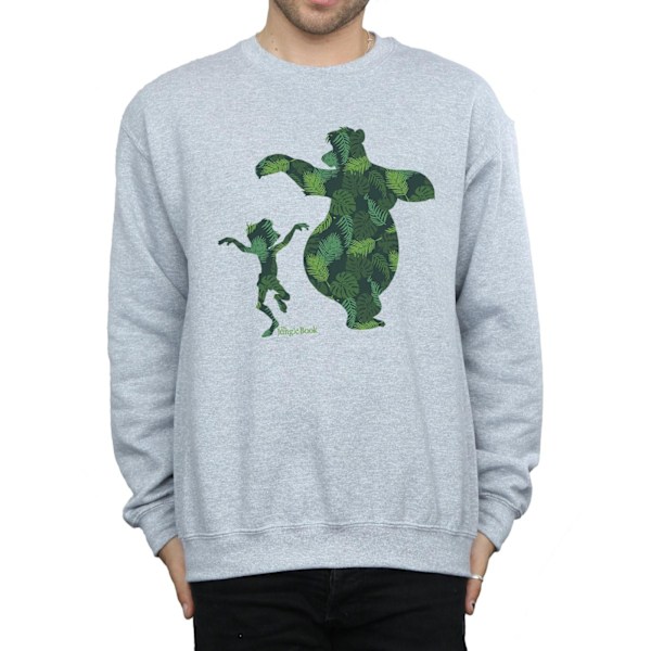 Disney Herr The Jungle Book Mowgli Och Baloo Dans Sweatshirt S Sports Grey S