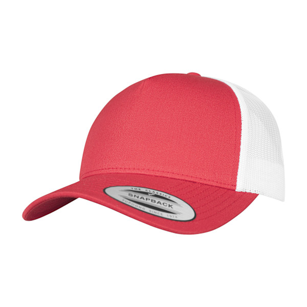 Flexfit Unisex Adult Two Tone 5 Panel Trucker Cap One Size Röd/ Red/White One Size