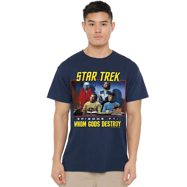 Star Trek Herr T-shirt Episod 71 Stl L Marinblå Navy L