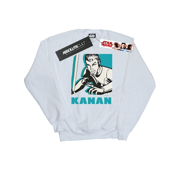 Star Wars Dam/Damer Rebels Kanan Sweatshirt XL Vit White XL