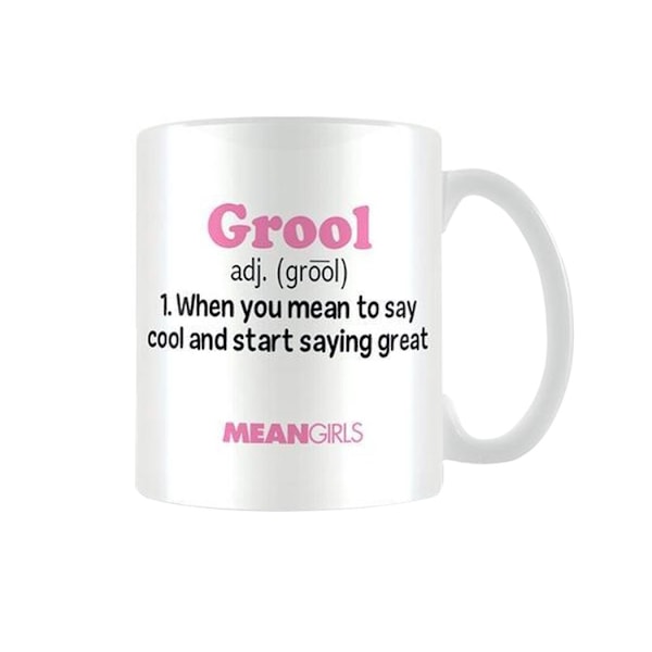 Mean Girls Grool Mug En Storlek Vit/Svart/Rosa White/Black/Pink One Size