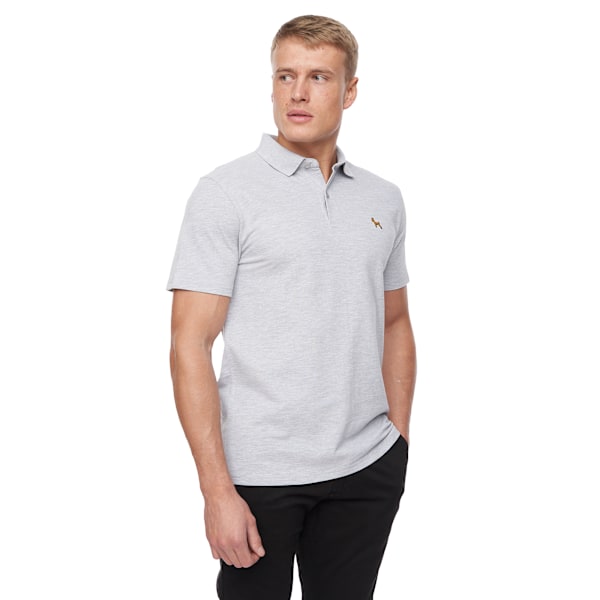 Bewley & Ritch Herr Barden Poloskjorta M Gråmelerad Grey Marl M