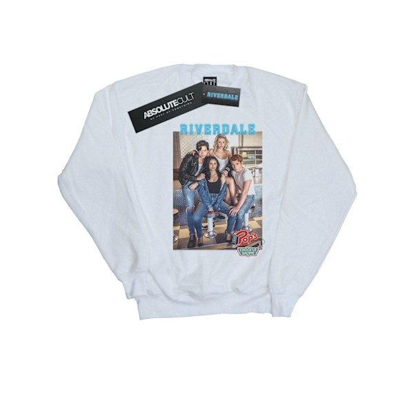 Riverdale Mens Pops Group Photo Sweatshirt 3XL Vit White 3XL