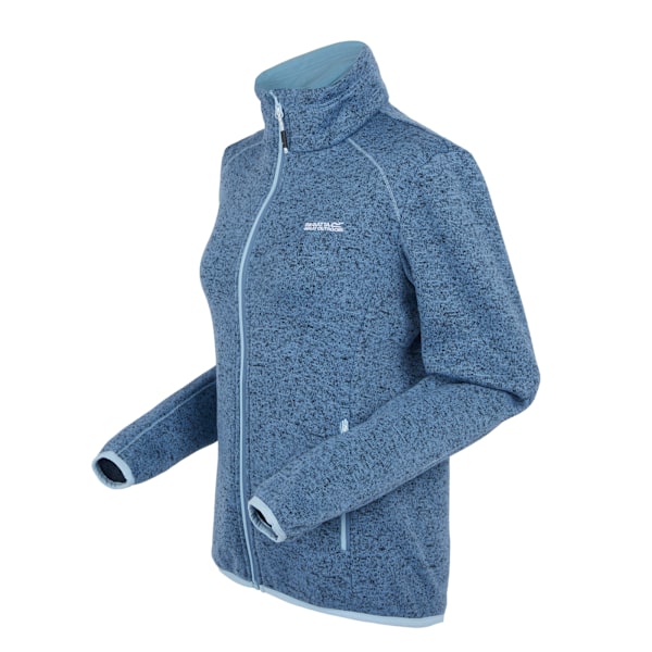 Regatta Dam/Kvinna Newhill Marl Full Zip Fleece Jacka 18 UK Coronet Blue/Clear Sky 18 UK