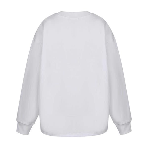 Biba Dam/Dam Stor Logotyp Tröja 10 UK Gräddvit Cream 10 UK