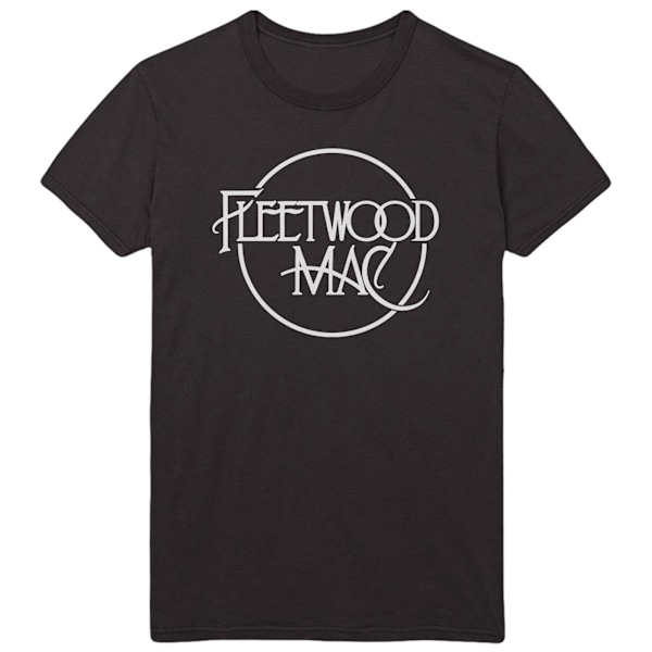 Fleetwood Mac Unisex Vuxen Logo T-Shirt L Svart Black L