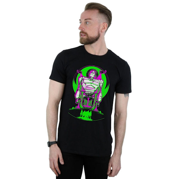 Ready Player One Neon Iron Giant T-shirt XXL Svart Black XXL