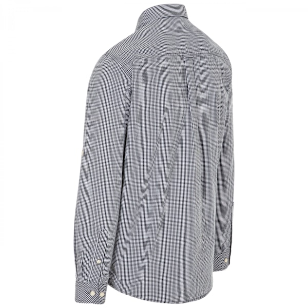 Trespass Yaddlethorpe Bomullsskjorta L Svart Gingham Black Gingham L