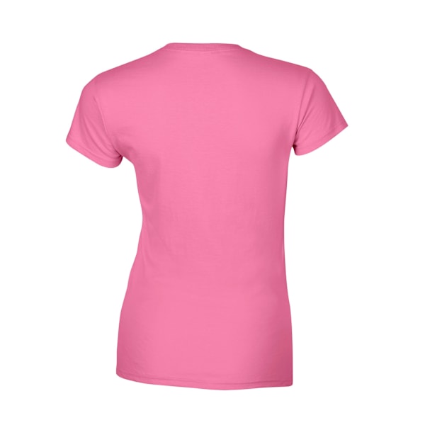 Gildan Dam/Dam Softstyle Ringspun Bomull T-shirt L Azalea Azalea L