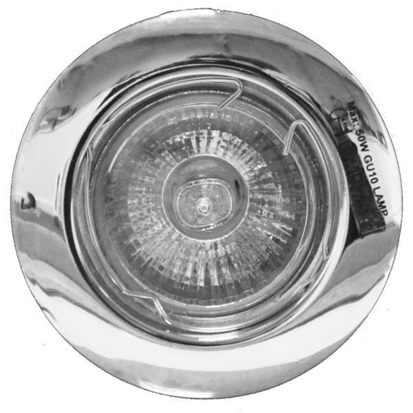 Powermaster fasta GU10-downlights (3-pack) En storlek krom Chrome One Size