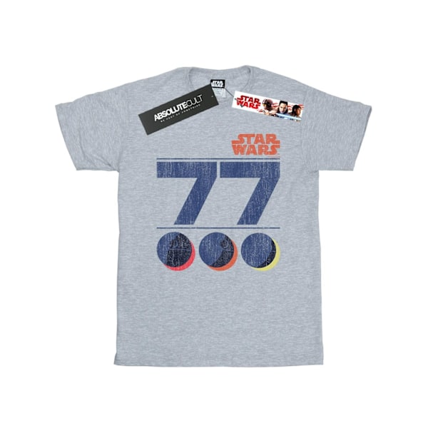 Star Wars Boys Retro 77 Death Star T-shirt 12-13 år Sports G Sports Grey 12-13 Years