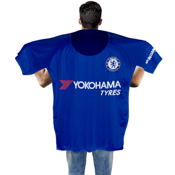 Chelsea FC Kit Shaped Banner/Body Flag 145 x 114cm Blå Blue 145 x 114cm