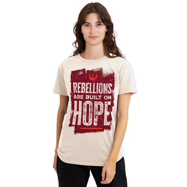 Star Wars: Andor Unisex Vuxen Rebellions Are Built On Hope T-Sh Natural S