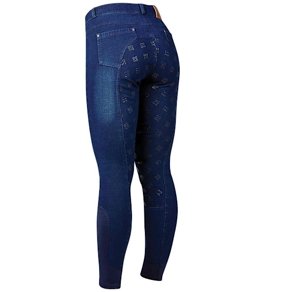 Dublin Womens/Ladies Shona Denim Breeches 14 UK Ljusblå Light Blue 14 UK