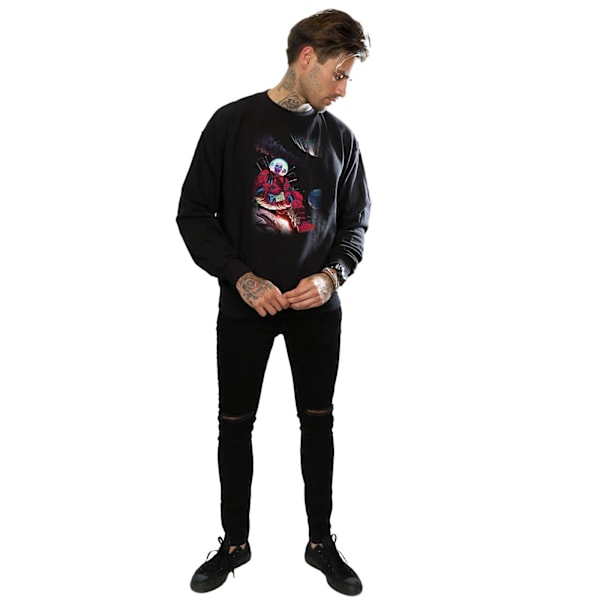 Marvel Deadpool Astronaut Sweatshirt XXL Svart Black XXL