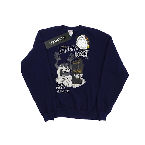 Looney Tunes Boys Taz Energy Boost Sweatshirt 12-13 år Marinblå Navy Blue 12-13 Years