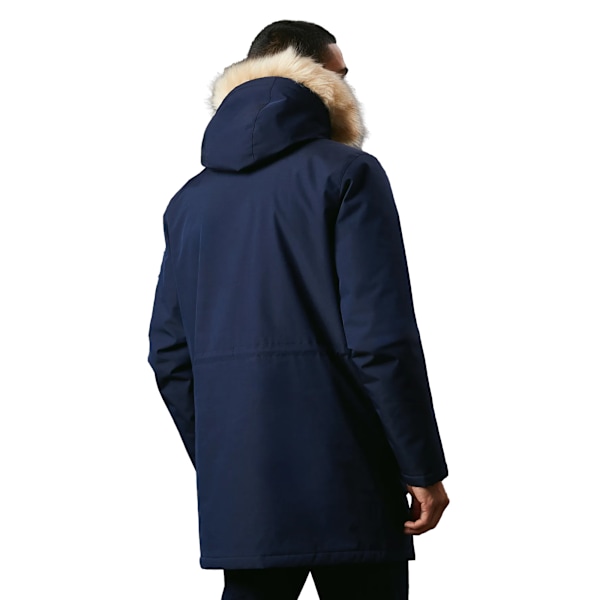 Maine Herr Parka med Huva, 4 Fickor, XXL, Marinblå Navy XXL