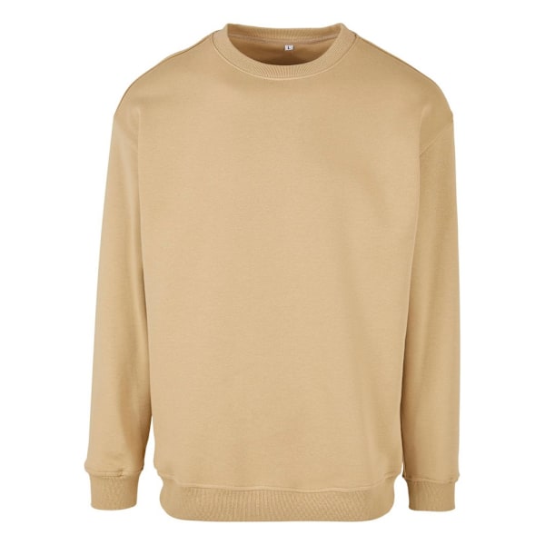 Bygg ditt varumärke Herr Crew Neck Plain Sweatshirt XL Union Beige Union Beige XL