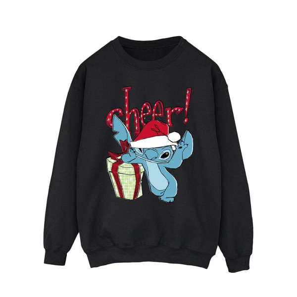 Disney Mens Lilo And Stitch Cheer Sweatshirt L Svart Black L