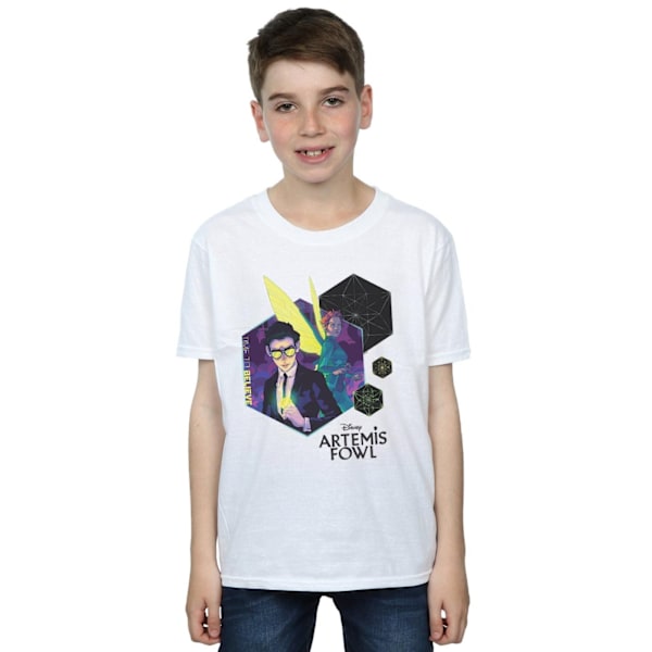 Disney Boys Artemis Fowl Time To Believe T-shirt 5-6 år Vit White 5-6 Years