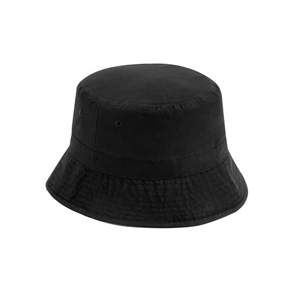 Beechfield Återvunnen Polyester Bucket Hat S-M Svart Black S-M