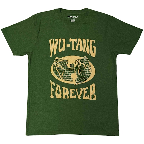 Wu-Tang Clan Unisex Vuxen Forever T-Shirt S Grön Green S