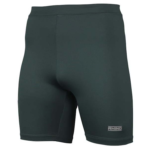 Rhino Mens Sports Base Layer Shorts XS Bottle Green Bottle Green XS