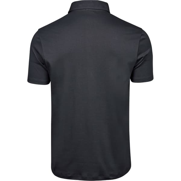 Tee Jays Pima Bomulls Pikétröja för Män S Mörkgrå Dark Grey S