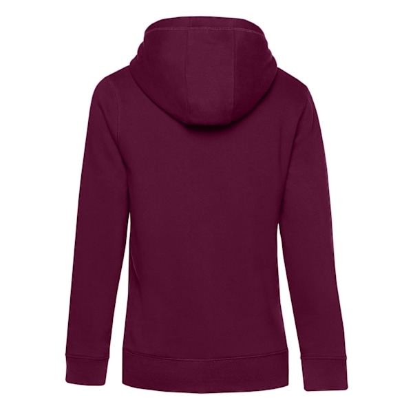 B&C Dam Hoodie med Full Dragkedja, Storlek M, Mörkt Körsbär Dark Cherry M