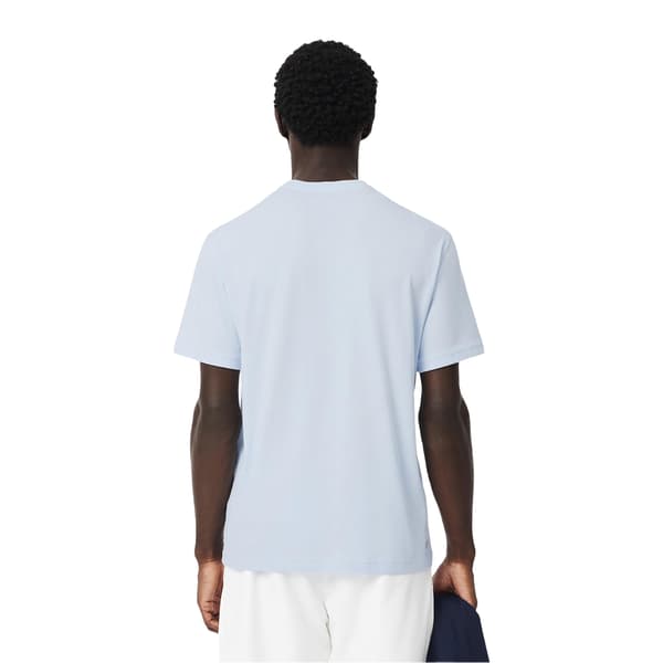 Lacoste Herr T-shirt med broderad logotyp S Blå Blue S
