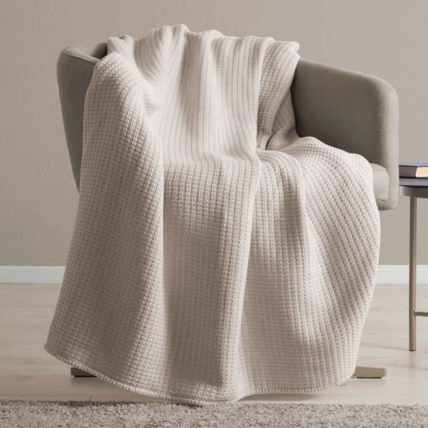 Belledorm Luxury Waffle Throw One Size Natural Natural One Size
